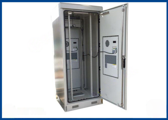 PCTELCO 40U IP55/IP65 Outdoor Telecom Cabinet PCTELCO-4001 40U double door outdoor telecom cabinet, IP55 IP65 galvanized floor enclosure