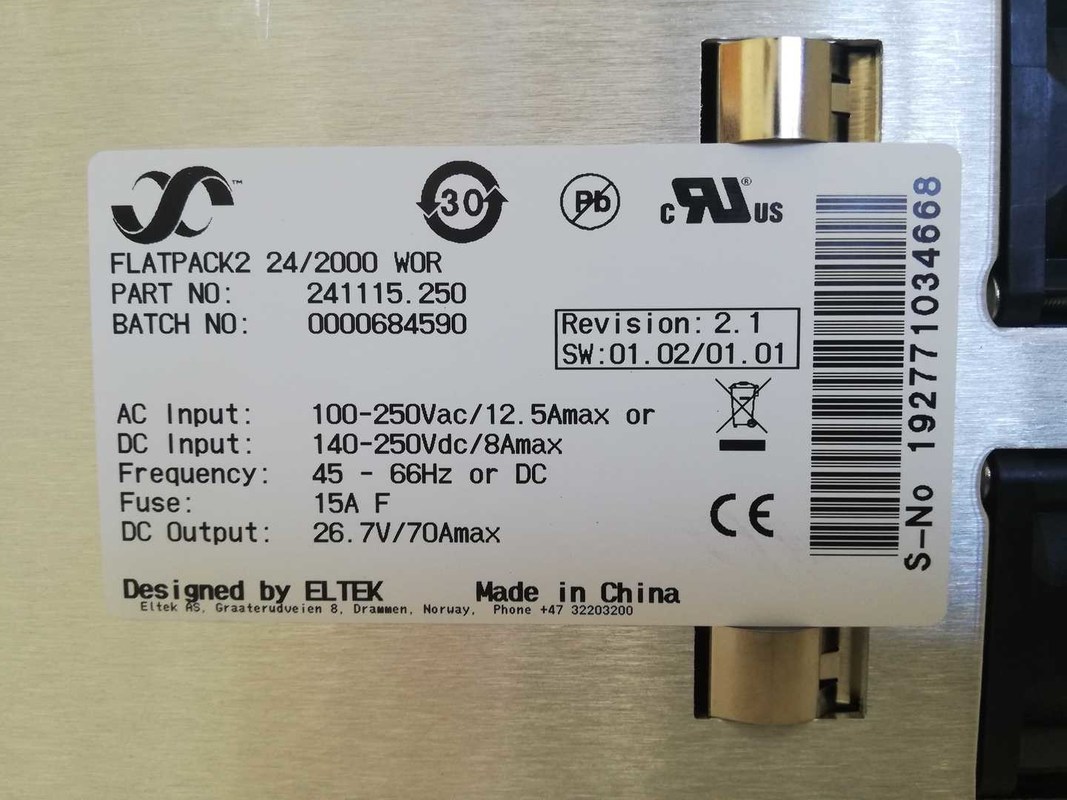 pl166386720-eltek_rectifier_module_flatpack2_24_2000_wor_part_number_241115_250 pl166386720-eltek_rectifier_module_flatpack2_24_2000_wor_part_number_241115_250