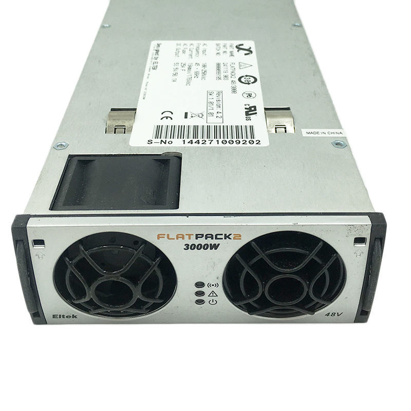 Eltek Flatpack2 48/3000 Rectifier Module 241119.100 Eltek Flatpack2 48/3000 rectifier PN 241119.100, 3000W 53.5V telecom AC-DC power module