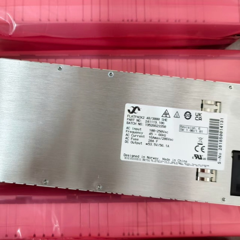 Flatpack2 48/3000 SHE Rectifier Module Eltek Flatpack2 48/300 SHE 241119.106 3000W 62.5A 97-98% High Efficiency Rectifier