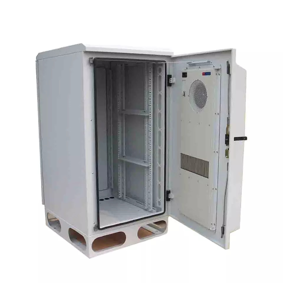 OEM Customizable Outdoor Telecom Cabinet 18U-32U PCTEL OEM IP55 IP65 double wall outdoor telecom cabinet, 18U 22U 32U floor standing enclosure