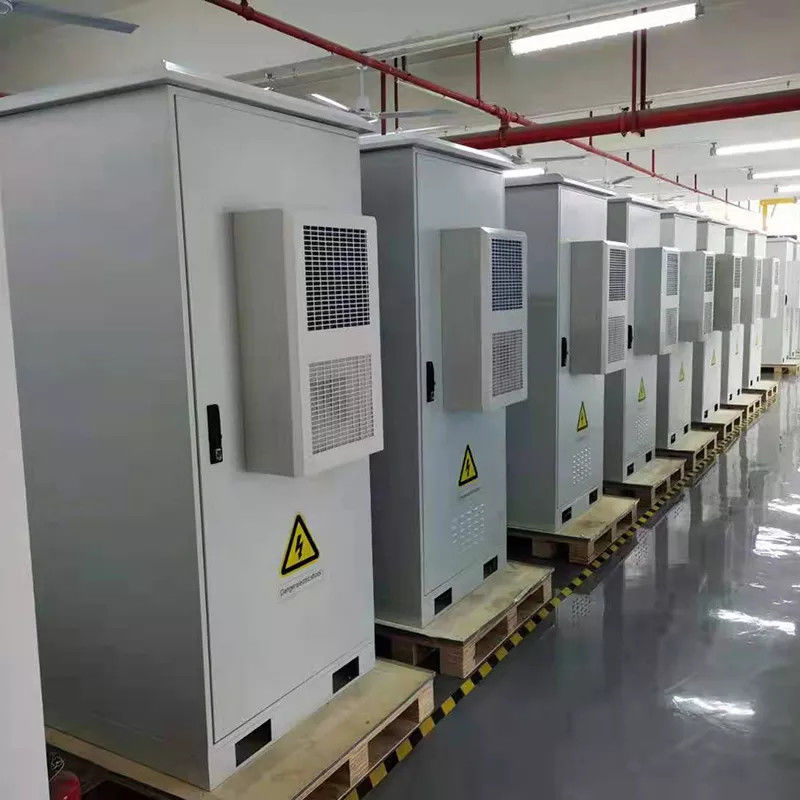 OEM Customizable Outdoor Telecom Cabinet 18U-32U PCTEL OEM IP55 IP65 double wall outdoor telecom cabinet, 18U 22U 32U floor standing enclosure
