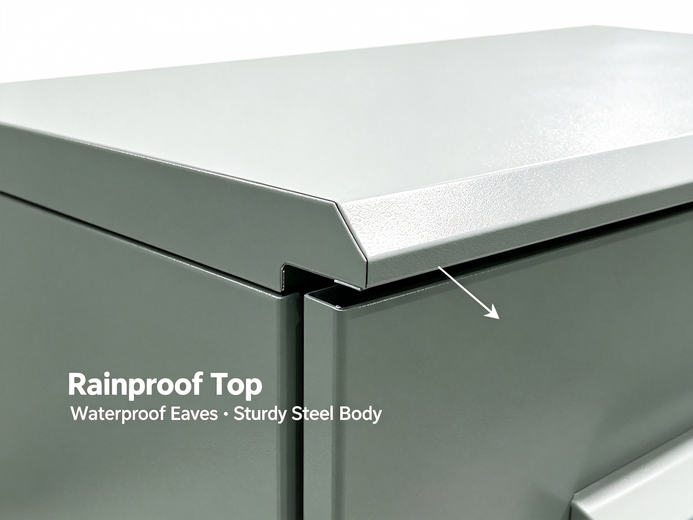 ODC24A-01 Thick Cold Rolled Steel Blank Outdoor Enclosure for Custom Telecom Power Equipment PCTELCO ODC24A-01 1200×800×350mm IP55 Empty Outdoor Telecom Cabinet 300W AC Air Condition Front View