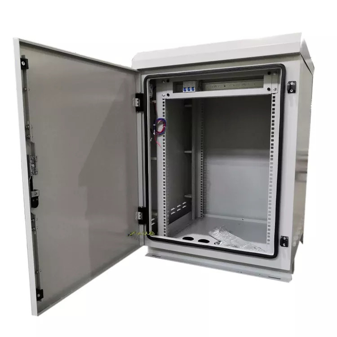 Galvanized Steel Wall Mount Outdoor Telecom Cabinets 6U 9U 12U-1