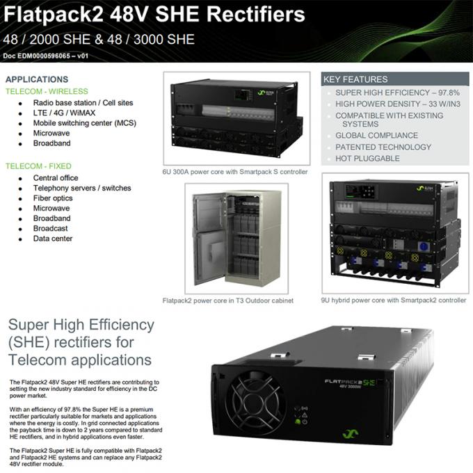 New Eltek 3000W Telecom Power Supply 48V Module Rectifier Flatpack2 483000 SHE (241119.106) for Elte (7)