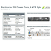 Rack Mount Eltek 4.8KW Power AC DC Rectiverter 2U Power Core 6kVA 1ph with Smartpack R controller (Part No. CTOR0402.1xx