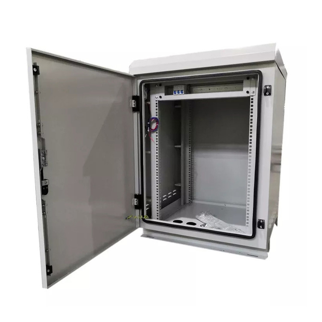 Galvanized Steel Wall Mount Outdoor Telecom Cabinets 6U 9U 12U