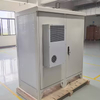 Front Two 2 Doors Outdoor Telecom Cabinet With AC Heat Insulation