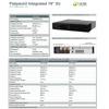 High Efficiency Eltek Rectifier Telecom Hybrid System Flatpack2 Integrated 19'' 2U