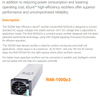 Vertiv Emerson R48-1000E R48-1000E3 eSure 48V 1000W High Density Hot Swap Rectifier Front View
