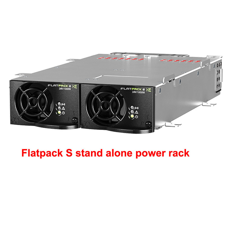 Eltek Flatpack S stand-alone power rack for FPS rectifier, 24V 48V modular DC telecom power system