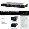 Eltek Flatpack S 1U bulk feed DC power system CTOS0301.xxx, 24/36/48V 125A marine telecom rack power shelf