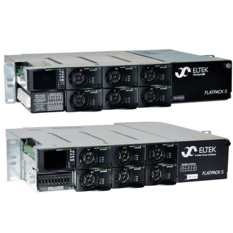 Eltek Flatpack S 1U 48V 5.4kW Embedded DC Power System | Flatpack S 48/1800 HE | Smartpack S Controller