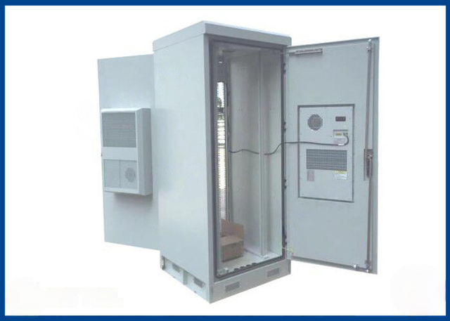  PCTELCO-4001 40U double door outdoor telecom cabinet, IP55 IP65 galvanized floor enclosure