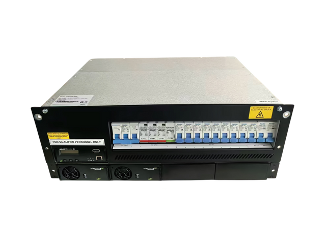 PCTELCO PSS200A-04 4U 12kW Rack Mount Telecom Power System Eltek Flatpack2 48/3000 Front View