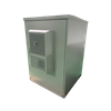 PCTELCO ODC2201-55 22U 19Inch IP65 Sandwich Outdoor Telecom Cabinet 1500W AC Cooling Front View