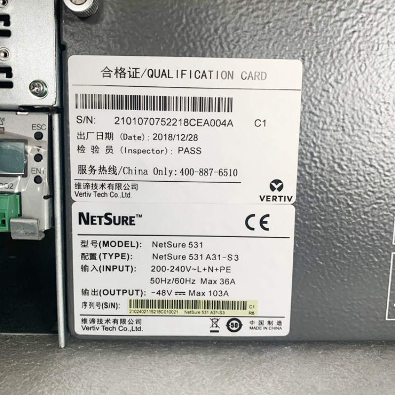 pl166384595-vertiv_48v_90a_50_60hz_embedded_telecom_dc_power_systems_emerson_netsure_531_a31_s3 pl166384595-vertiv_48v_90a_50_60hz_embedded_telecom_dc_power_systems_emerson_netsure_531_a31_s3