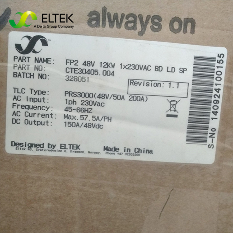 Eltek FlatpacEltek Flatpack2 PRS3000 integrated power subrack CTE30405.004, 12KW 48V 200A telecom embedded DC power system2 PRS3000 48V 12KW Integrated Power Subrack (CTE30405.004)