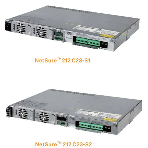 Vertiv NetSure 212 C23‑S1/S2 48V 20/40A 1U Embedded DC Power System