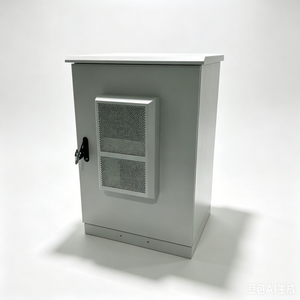 PCTELCO ODC24A-01 1200×800×350mm IP55 Empty Outdoor Telecom Cabinet 300W AC Air Condition Front View
