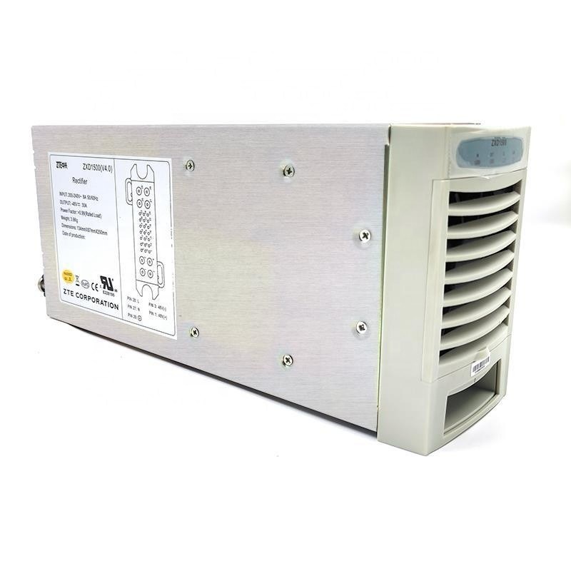 ZTE ZXD1500 V4.0 High Efficiency Rectifier for ZXDU58 ZXDU300 Embedded Power Cabine ZTE ZXD1500(V4.0) 48V 30A 1500W Hot Swap Digital Telecom Rectifier Module Front View