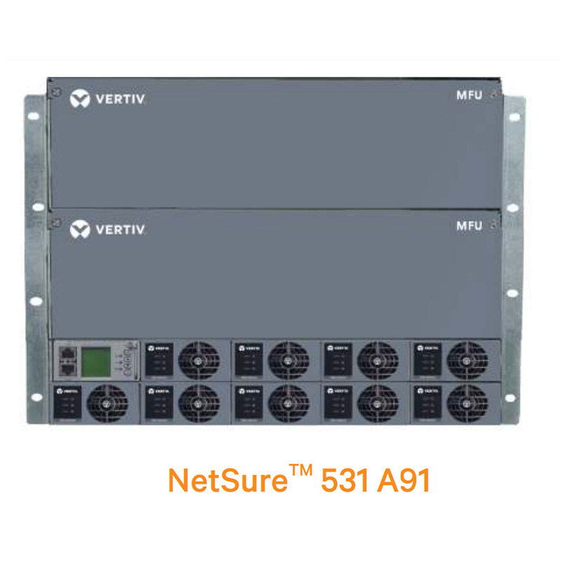 Vertiv NetSure 531 A91‑S1 48V 375A 18kW Rack‑Mount DC Power System