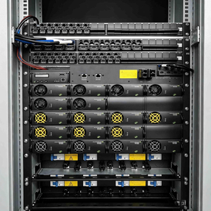 Flatpack2 Telecom Hybrid System Eltek Rectifier Cabinet With MPPT With Dual Cooling