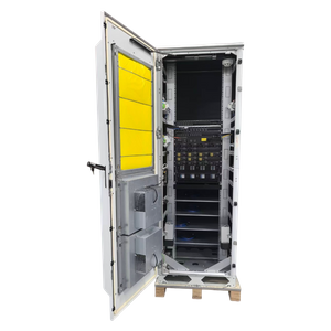 Eltek Type 3 44U Hybrid Solar Telecom Power Cabinet | Dual Heat Exchanger SGCC Enclosure with Smart PDU