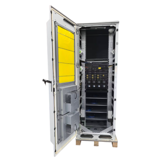 PCTELCO ODC44A-01 Flatpack2 IP55 48V Hybrid Outdoor Power System 24kW Rectifier 25kW Solar Front View