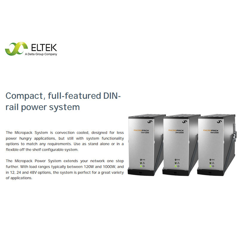 Eltek Micropack Rectifier Module 241120.300 / 241120.200 / 241120.100 (12V 120W 24V 240W 48V 250W)