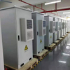 PCTEL OEM IP55 IP65 double wall outdoor telecom cabinet, 18U 22U 32U floor standing enclosure