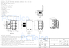 PCTELCO ODC2201-55 22U 19Inch IP65 Sandwich Outdoor Telecom Cabinet 1500W AC Cooling Front View