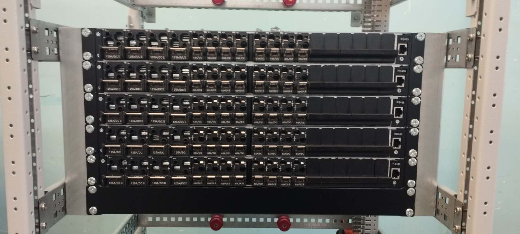 2U smart DC PDU 48V rack mount telecom power distribution unit with remote monitoring